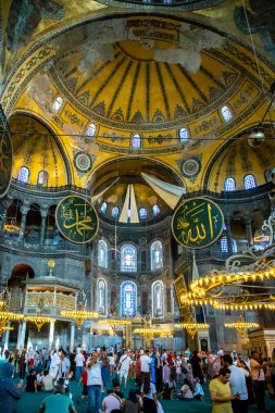 The Hagia Sophia Mosque, stanbul, Turkey 22 August 2022 (The Church of the Holy Wisdom or Ayasofya in Turkish) spectacular Byzantine landmark and world wonder in Istanbul, Turkey, 