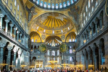 The Hagia Sophia Mosque, stanbul, Turkey 22 August 2022 (The Church of the Holy Wisdom or Ayasofya in Turkish) spectacular Byzantine landmark and world wonder in Istanbul, Turkey, 