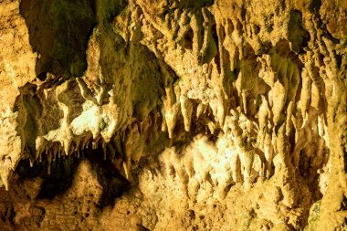 Fakilli Cave, located in Duzce, Turkey, offers a wonderful view with natural formations, stalactites and stalagmites.