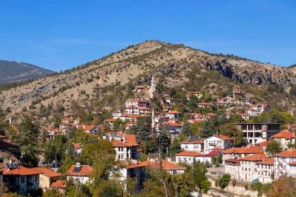 Historiska Goynuk Distriktet Med Sina Traditionella Hus Bolu Turkiet — Stockfoto