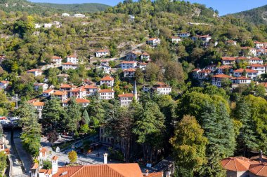 Geleneksel evleri Bolu, Türkiye 'nin tarihi Goynuk ilçesi.