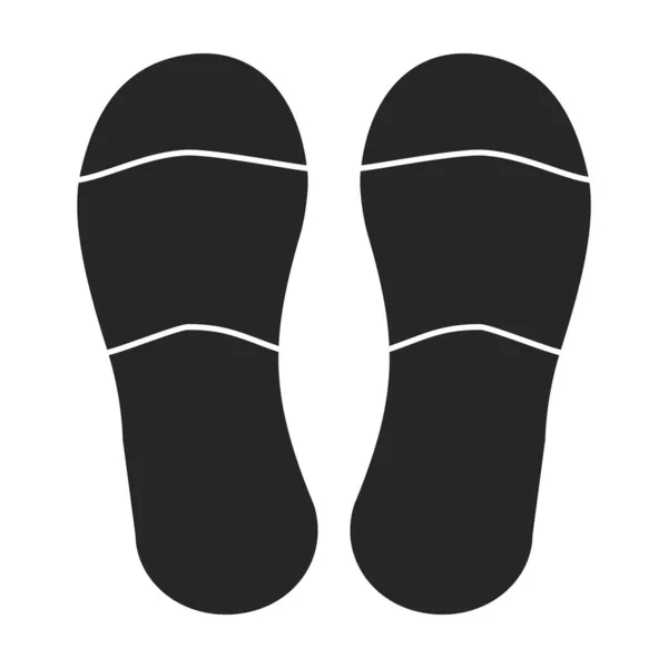 Flop flip vector icon.Black vector pictogram geïsoleerd op witte achtergrond flop flip. — Stockvector