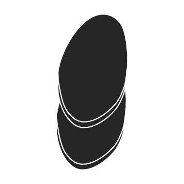 Sosis vektör simgesi. Siyah vektör simgesi beyaz arkaplan sosisinde izole edildi.