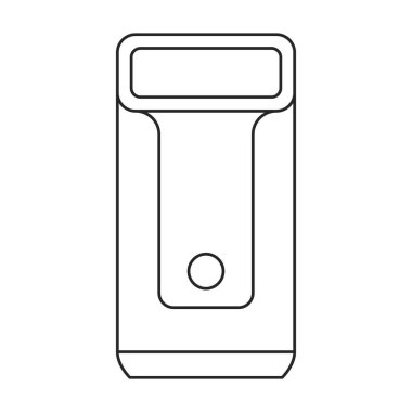 Nemlendirici vektör simgesi. Taslak vektör simgesi beyaz arkaplan nemlendiricisinde izole edildi.