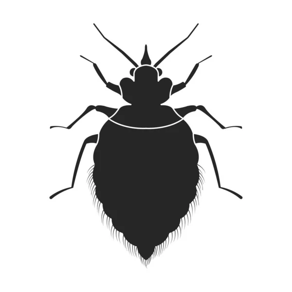 Parasites vector icon.Black vector icon isolated on white background parasites. — Stock Vector