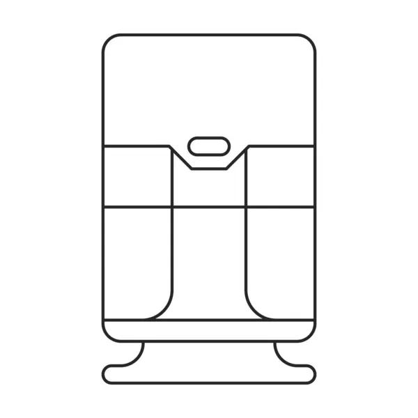 Humidifier vector icon.Outline vector icon 은 흰색 배경 humidifier 에 분리 됨. — 스톡 벡터