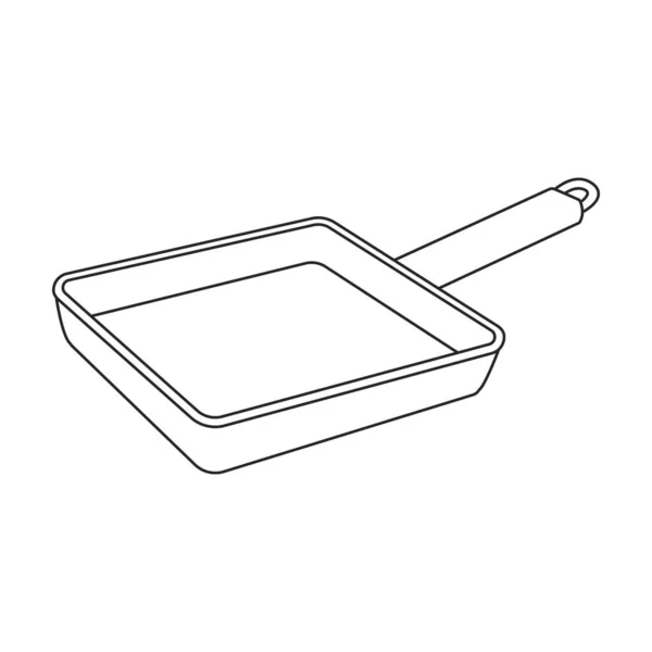 Icono de vector Pan. Icono de vector de contorno aislado en pan de fondo blanco. — Vector de stock