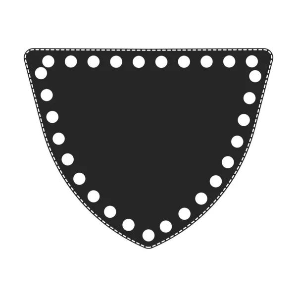 Icono de vector de bolsillo icon.Black aislado en el bolsillo de fondo blanco. — Archivo Imágenes Vectoriales