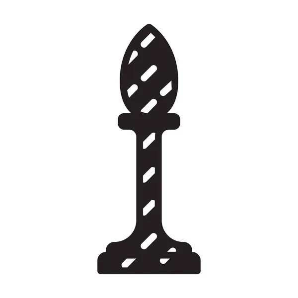 チェスゲーム黒ベクトルのアイコン騎士の黒ベクトルのイラスト。白い背景にチェスゲームのアイコンの孤立イラスト. — ストックベクタ