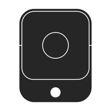 Nemlendirici vektör simgesi. Siyah vektör simgesi beyaz arkaplan nemlendiricisinde izole edildi.