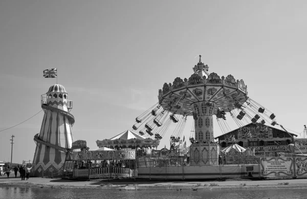 Fairground Ride Seaside Park — Fotografia de Stock