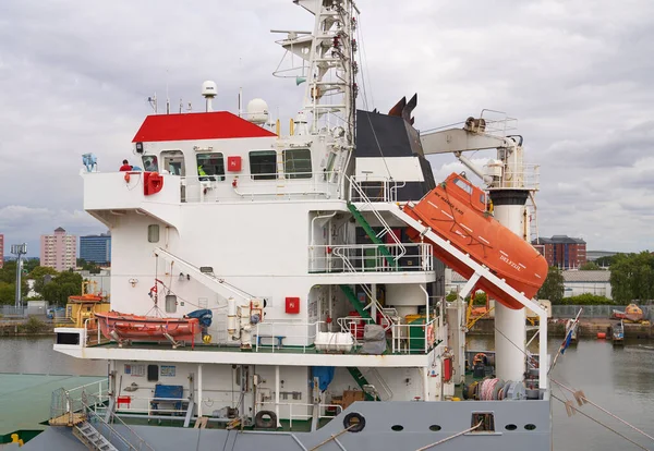 Lifeboats Cargo Ship — Fotografia de Stock