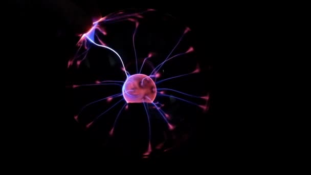 Exemple Éclairage Boule Plasma — Video