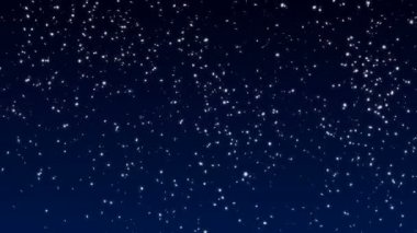 Rüzgârsız bir döngüde yavaşça düşen kar. Alfa kanalı dahil.