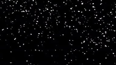 Kışın yağan kar kusursuz bir döngü. Rüzgarda ve tipide ıssız kar taneleri