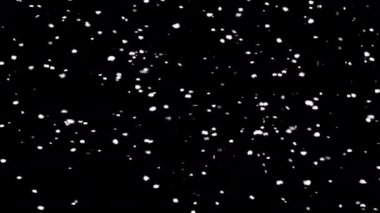 Kışın yağan kar kusursuz bir döngü. Rüzgarda ve tipide ıssız kar taneleri