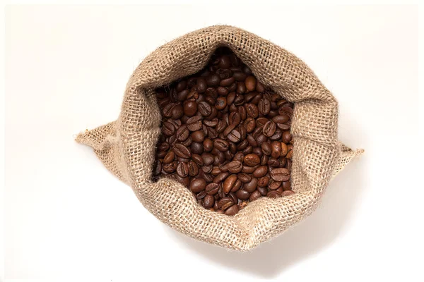上からのコーヒー袋 — ストック写真