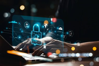 Siber güvenlik kavramı, kullanıcı tipi giriş ve parola, kullanıcı kişisel verilerinin güvende tutulması, şifreleme, güvenli internet erişimi, siber güvenlik.