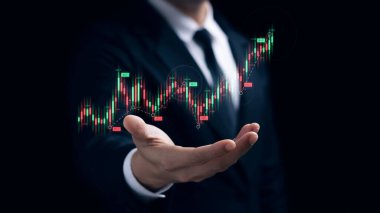 Uzun vadeli büyümeyle birlikte hisse senedi alım ve satımının stratejik analizi, iş adamlarının borsada büyüyen sanal hologramlar gösterdiğini gösteriyor..