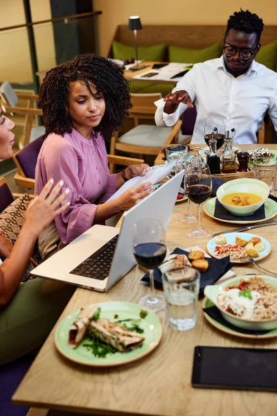 Businesspeople have team building and brainstorming about a new start-up project.