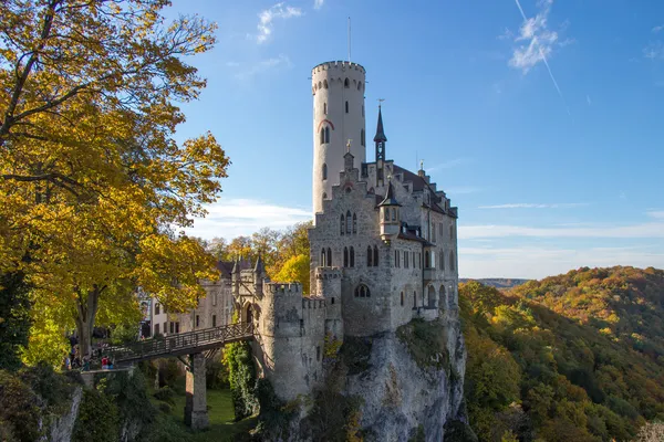 Castelo Lichtenstein na Alemanha — Fotografia de Stock