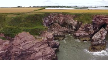 İnsansız hava aracının Kuzey Denizi 'ndeki kayalık kıyıdan uzaklığı.