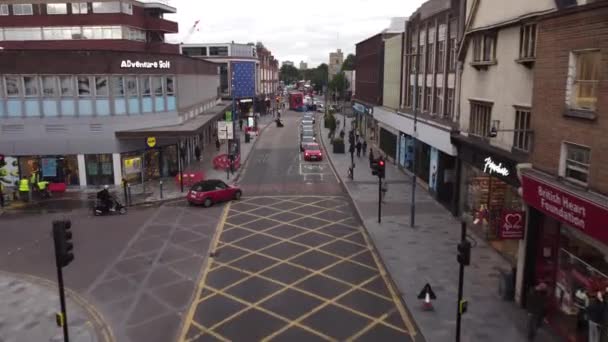 Quick Shot Small Street Beautiful Putney Area London Classic Street — Vídeo de Stock