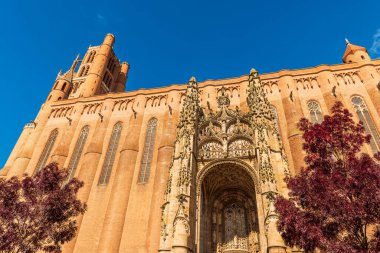 Sainte Ccile Katedrali ve Albi 'deki, Tarn' daki, Occitanie, Fransa 'daki baldachin.