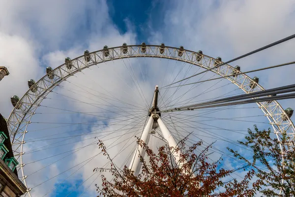 Famous London Eye Лондоне Англия Великобритания — стоковое фото