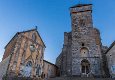 Haute Garonne, Occitanie, Fransa 'daki Aziz Bertrand Katedrali