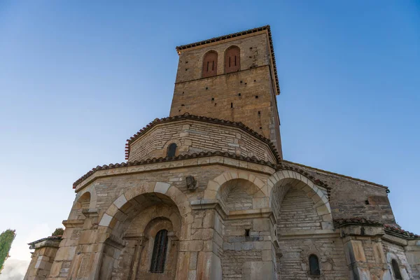 Bazylika Saint Just Valcabrere Jest Romańskim Budynkiem Xii Wieku Valcabrere — Zdjęcie stockowe