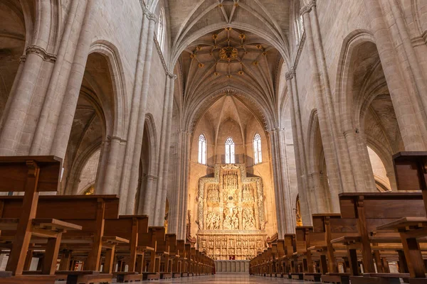Interior Catedral Seo Santa Mara Huesca Província Aragão Espanha — Fotografia de Stock