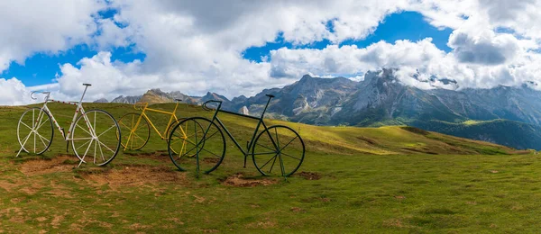 Panorama Van Col Aubisque Het Massief Van Franse Pyreneeën Bearn — Stockfoto