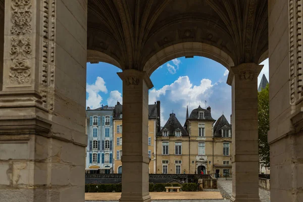 Pohled Okolní Fasády Hrad Pau Bearn New Aquitaine Francie — Stock fotografie