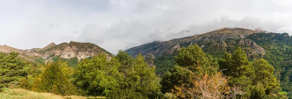 Panorama Des Pyrénées Près Village Piedrafita Jaca Dans Vallée Tena — Photo