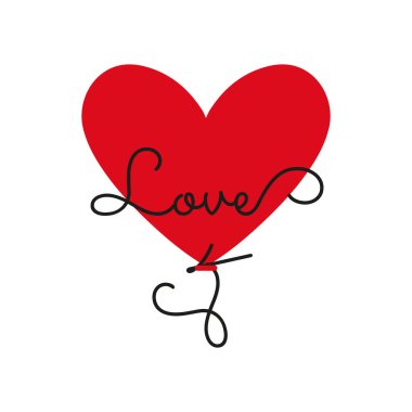 Aşk kelimesi el yazısı ile yazılmış. Modern el yazısı aşk metni. Vektör çizimi. Gömlek, poster, pankart basmak için tasarlandı. Beyaz arkaplanda pembe renkli metin. Tişört için güzel baskı.