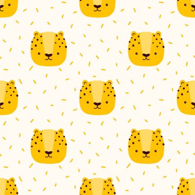 Çita yüzlü şirin, pürüzsüz bir şekil.