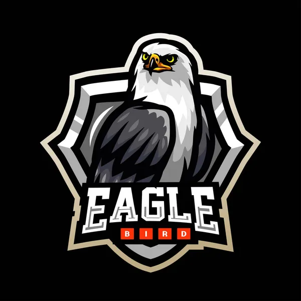 Mascotte Aigle Design Logo Esport — Image vectorielle