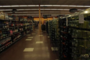 Bulanık Arkaplan İçki ve Şarap Dükkanı