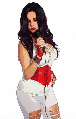 Mikrofonlu 1980 'lerin Kadın Şarkıcısı