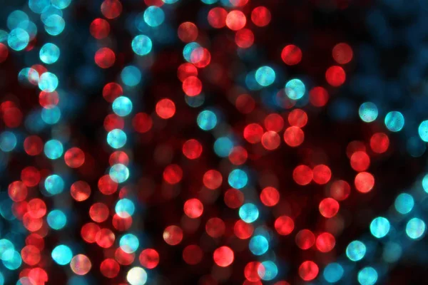 Blue Red Abstract Bokeh Blur Background — Stockfoto