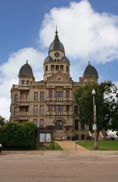 Denton County Courthouse Situato Denton — Foto Stock