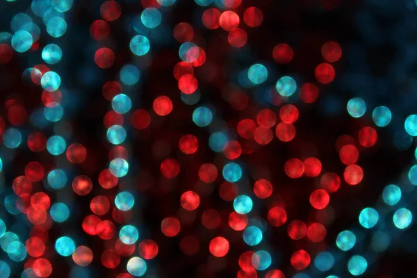 Blue Red Abstract Bokeh Blur Background — Stock Photo, Image