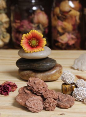 Oklahoma 'dan Çöl Gülü Kayaları Meditasyon Sunağında