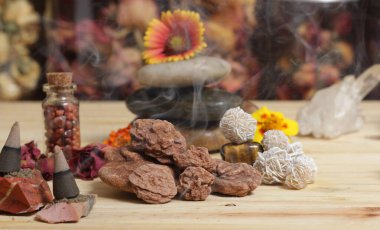 Oklahoma 'dan Çöl Gülü Kayaları Meditasyon Sunağında