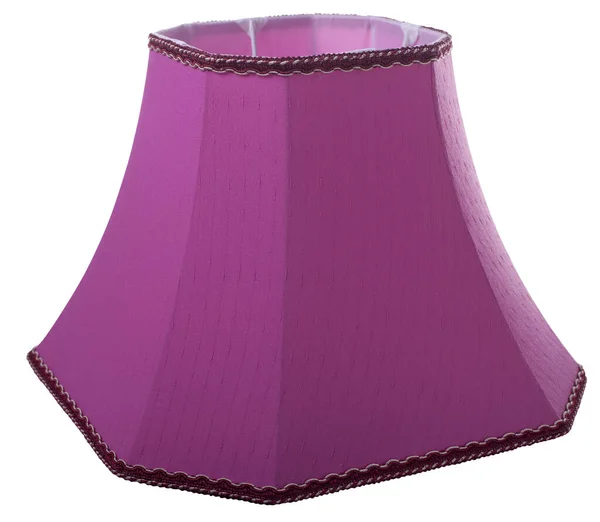 Clásico Corte Campana Esquina Forma Rosa Púrpura Pantalla Cónica Sobre —  Fotos de Stock