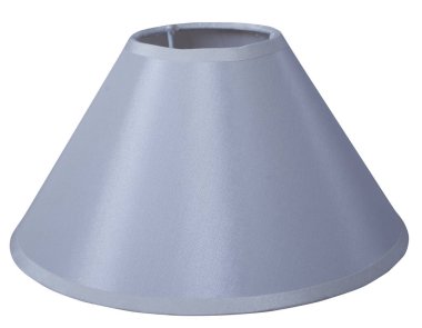 Klasik İmparatorluk İşçi Fişeği koni şekilli beyaz gri koni, beyaz arka planda koni, izole edilmiş, yakın çekim. 