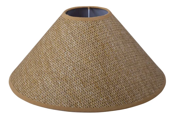 Classic Empire Coolie Flare Cone Shaped Woven Brown Beige Tapered — Stock Photo, Image