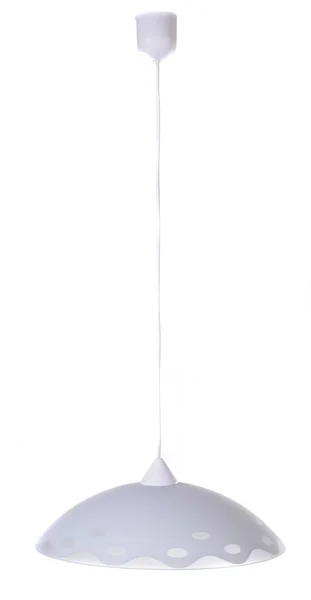 Beyaz Arkaplanda Izole Edilmiş Bir Kablo Sapının Üzerinde Dalgalı Daire — Stok fotoğraf
