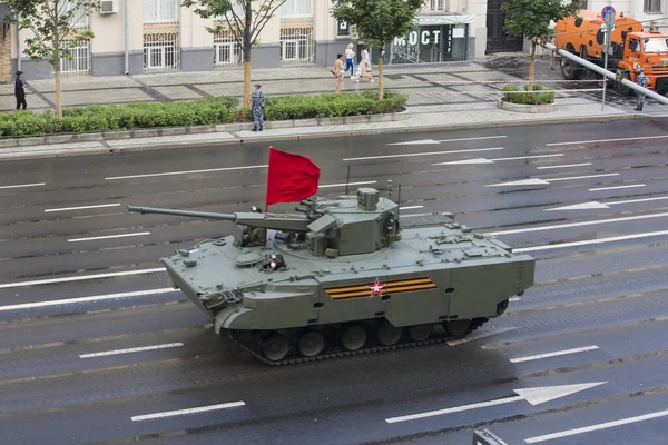 Moscú Rusia 2020 Ensayo Del Desfile Del Día Victoria Ejército —  Fotos de Stock